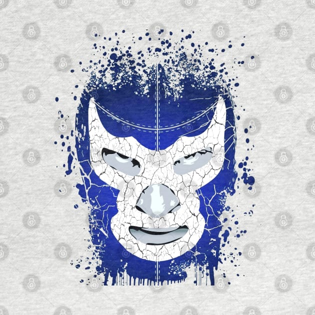 Feel-Ink Blue Demon Lucha Libre Mexican Wrestler Legend by FeelInksense